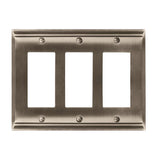 AMEROCK Candler GFI Rocker Wall Plate in Satin Nickel (+3 Styles)