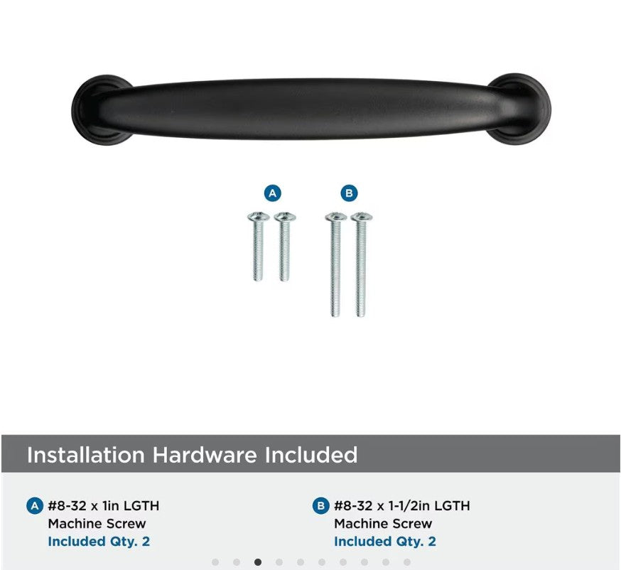 AMEROCK Kane Handle Pulls in Black Bronze (+8 sizes)