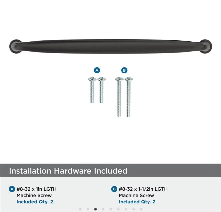AMEROCK Kane Handle Pulls in Black Bronze (+8 sizes)