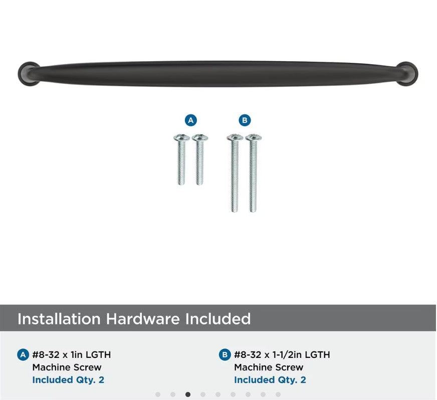 AMEROCK Kane Handle Pulls in Black Bronze (+8 sizes)