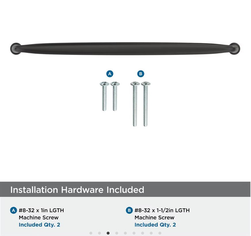 AMEROCK Kane Handle Pulls in Black Bronze (+8 sizes)