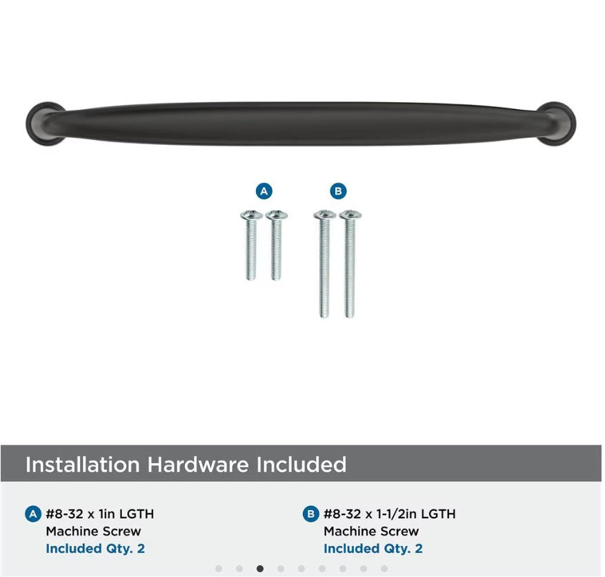 AMEROCK Kane Handle Pulls in Black Bronze (+8 sizes)