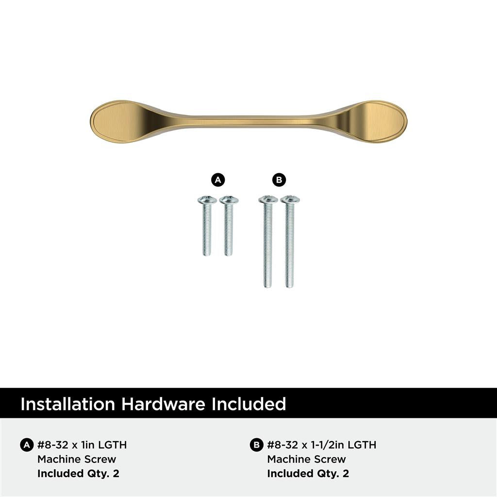 AMEROCK Ravino Cabinet Handles in Champagne Bronze