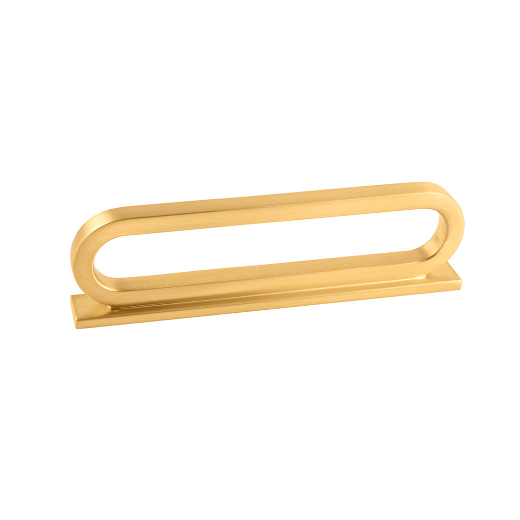 BELWITH KEELER Corsa Ring Handle Cabinet Pulls in Brushed Golden Brass (+5 Sizes)