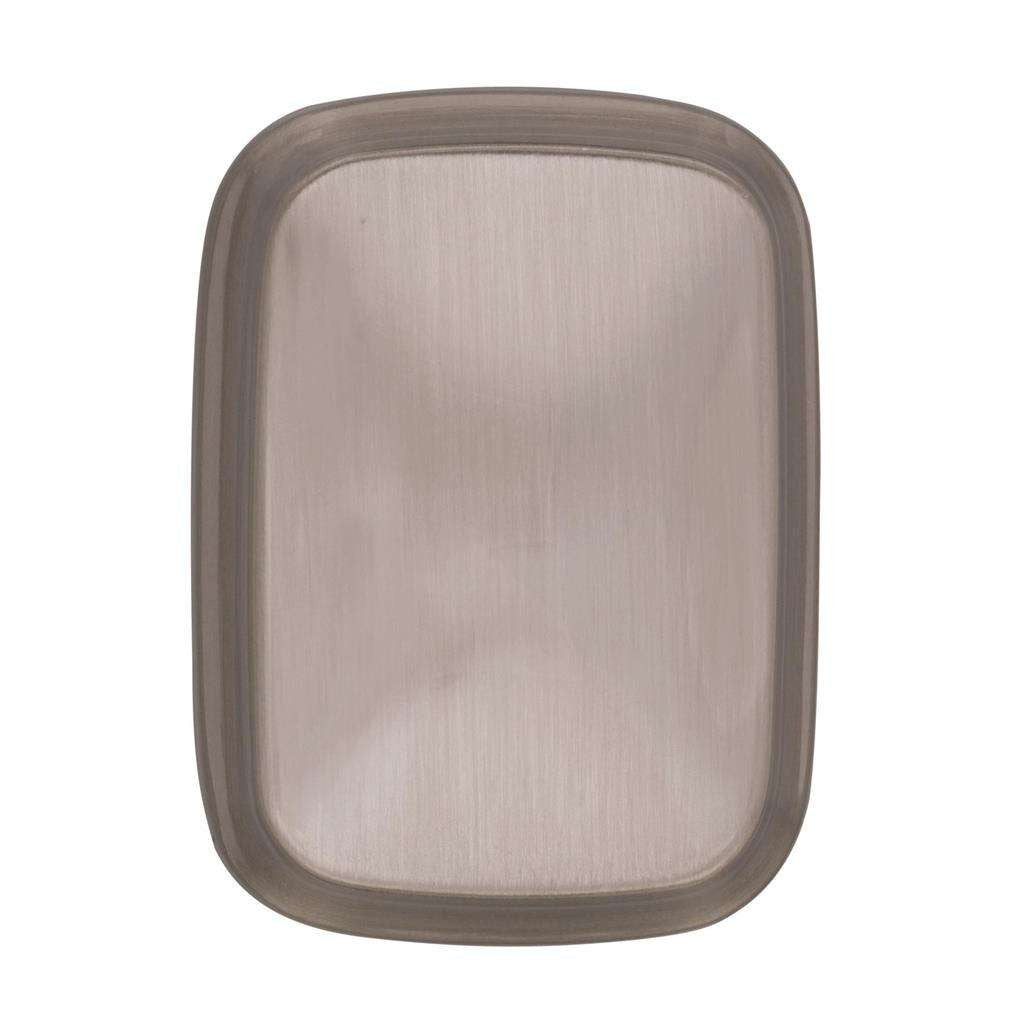 AMEROCK Revitalize 1-1/4" Length Rectangle Cabinet Knob in Satin Nickel BP55340G10 Topview