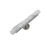 BELWITH KEELER Firenze Bar Cabinet Knob in White and Satin Nickel (+2 Sizes)