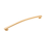 HICKORY American Diner Handle Cabinet Pulls in Brushed Golden Brass (+7 Sizes)