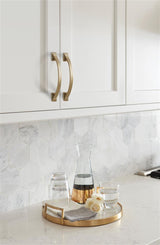 AMEROCK Candler Handle Cabinet Pull in Golden Champagne (+8 Sizes)