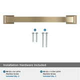AMEROCK Candler Handle Cabinet Pull in Golden Champagne (+8 Sizes)