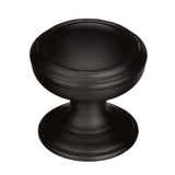 AMEROCK Revitalize 1-1/4" Diameter Cabinet Knob in Black Bronze BP55342BBR
