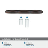 AMEROCK St. Vincent Geometric Bar Pulls in Oil Rubbed Bronze (+6 Sizes)