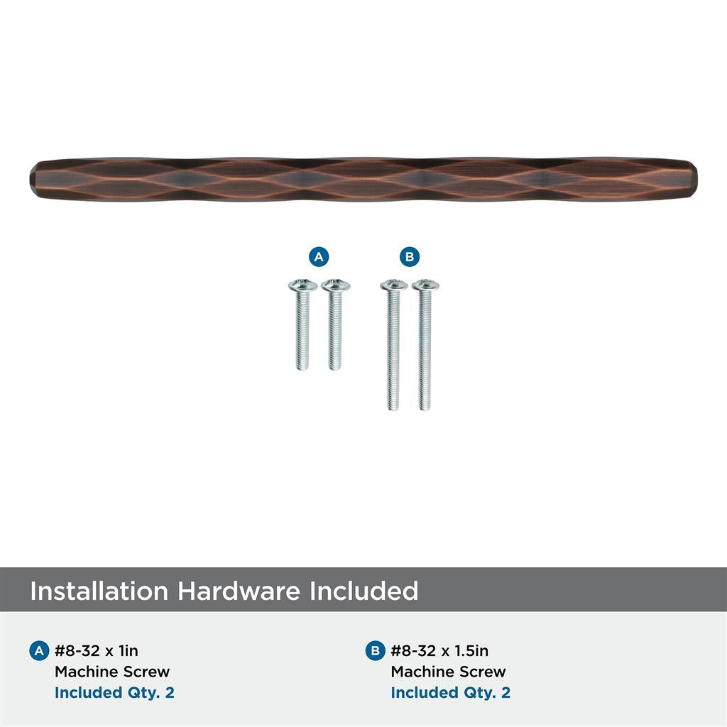AMEROCK St. Vincent Geometric Bar Pulls in Oil Rubbed Bronze (+6 Sizes)