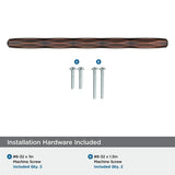 AMEROCK St. Vincent Geometric Bar Pulls in Oil Rubbed Bronze (+6 Sizes)