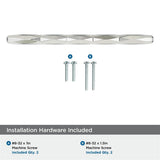 AMEROCK St. Vincent Geometric Bar Pulls in Polished Nickel (+6 Sizes)