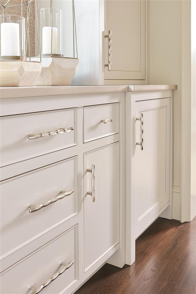 AMEROCK St. Vincent Geometric Bar Pulls in Polished Nickel (+6 Sizes)