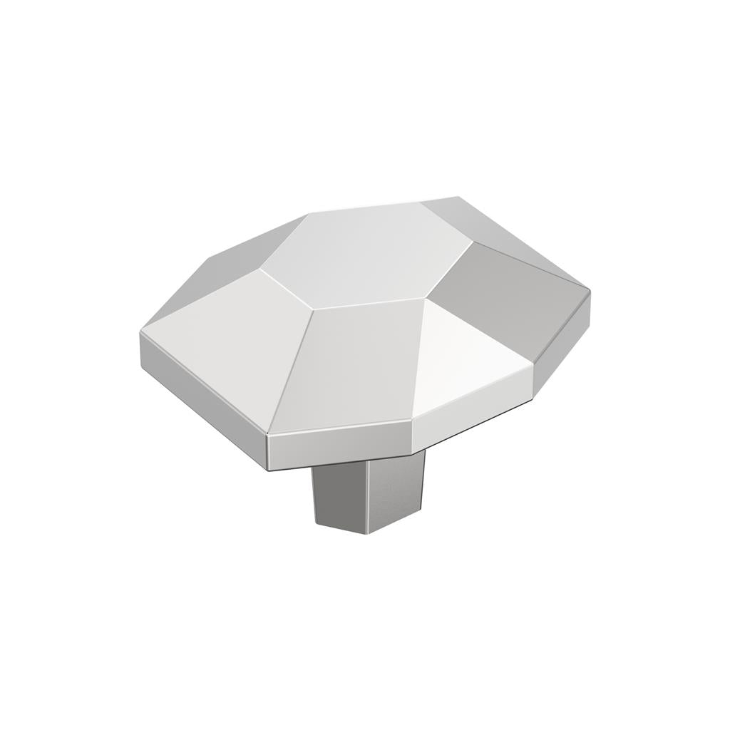 AMEROCK St. Vincent 1-5/8" Length Geometric Cabinet Knob in Chrome