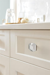 AMEROCK St. Vincent 1-5/8" Length Geometric Cabinet Knob in Chrome