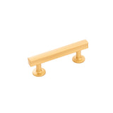 HICKORY Woodward Handle Cabinet Pull in Brushed Golden Brass (+4 Sizes)