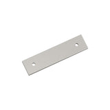 AMEROCK Ladera Rectangle Cabinet Handle Backplate in Satin Nickel (+8 Sizes)