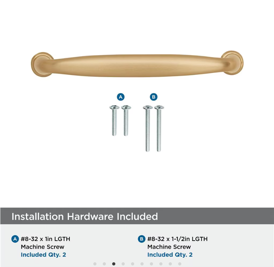 AMEROCK Kane Handle Pulls in Champagne Bronze (+8 Sizes)