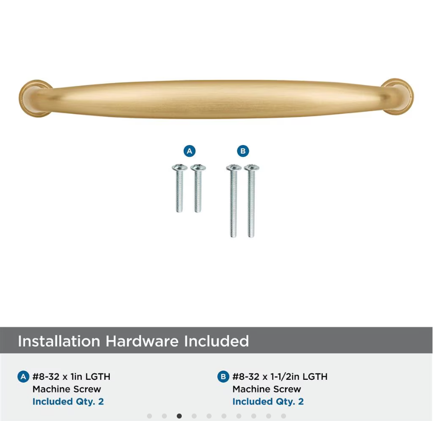AMEROCK Kane Handle Pulls in Champagne Bronze (+8 Sizes)