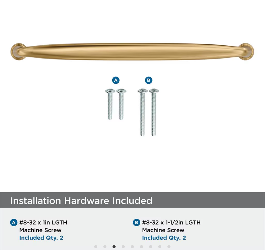 AMEROCK Kane Handle Pulls in Champagne Bronze (+8 Sizes)