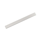 AMEROCK Ladera Rectangle Cabinet Handle Backplate in Polished Nickel (+8 Sizes)
