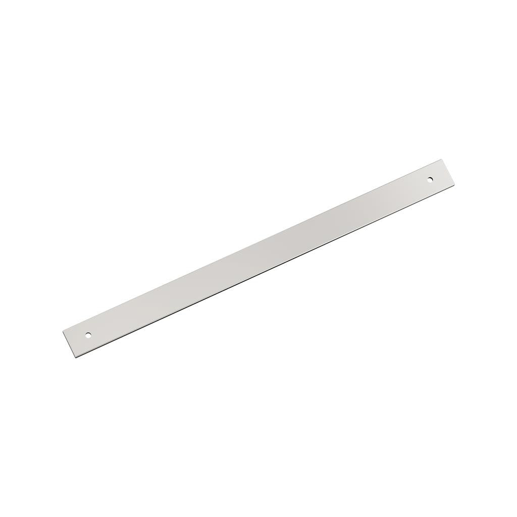 AMEROCK Ladera Rectangle Cabinet Handle Backplate in Polished Nickel (+8 Sizes)