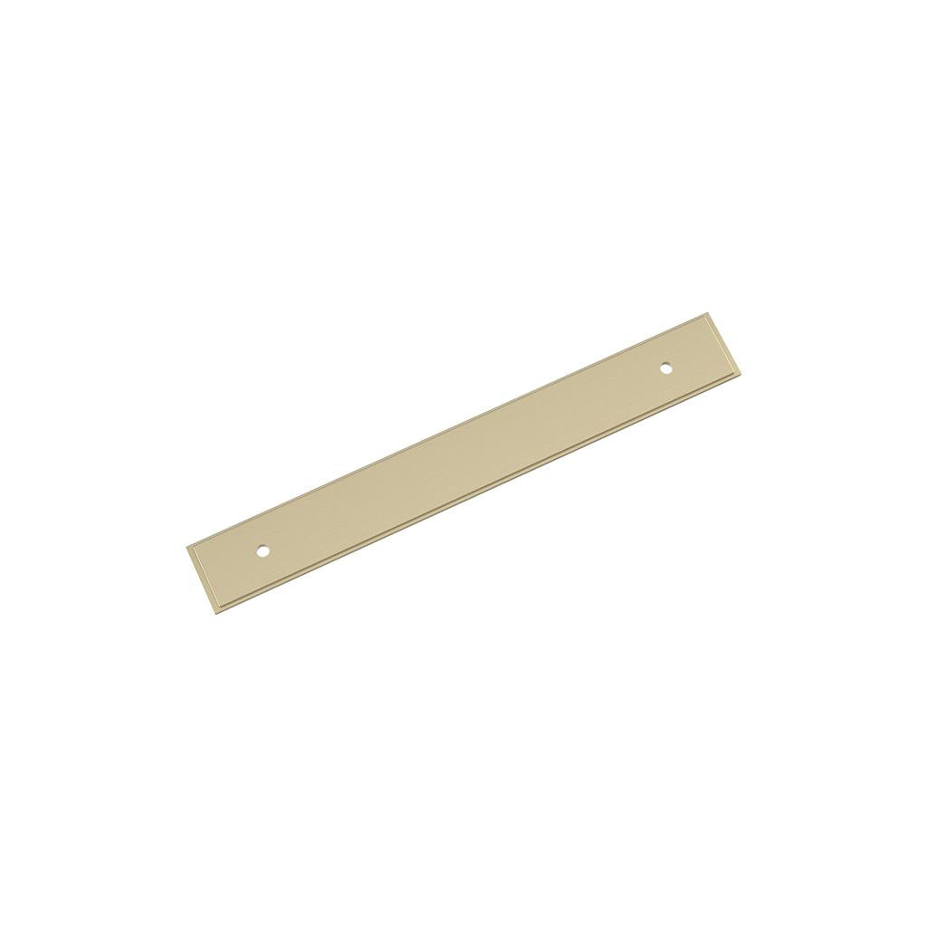 AMEROCK Maymont Rectangle Cabinet Handle Backplate in Golden Champagne (+8 Sizes)