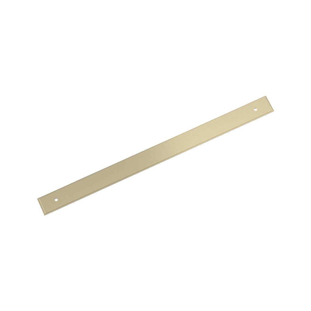 AMEROCK Maymont Rectangle Cabinet Handle Backplate in Golden Champagne (+8 Sizes)