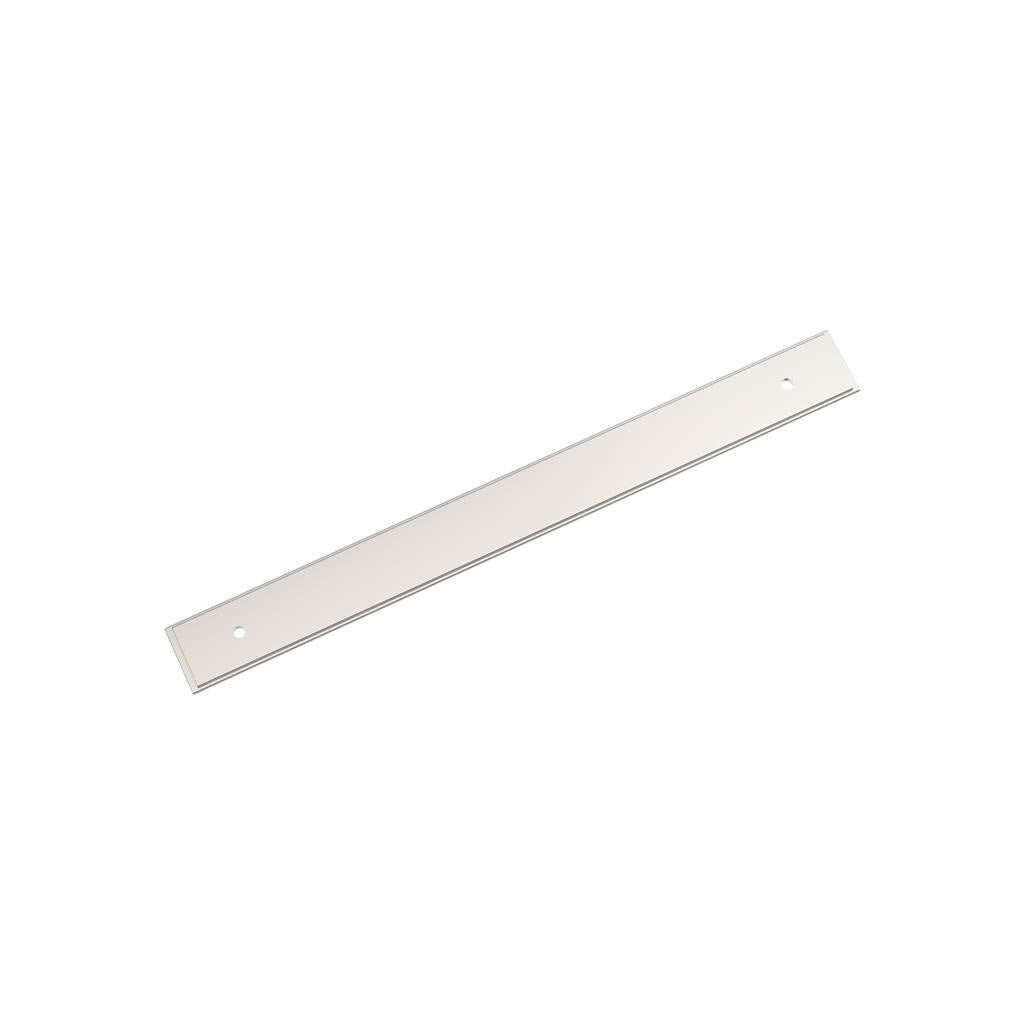 AMEROCK Maymont Rectangle Cabinet Handle Backplate in Polished Nickel (+8 Sizes)