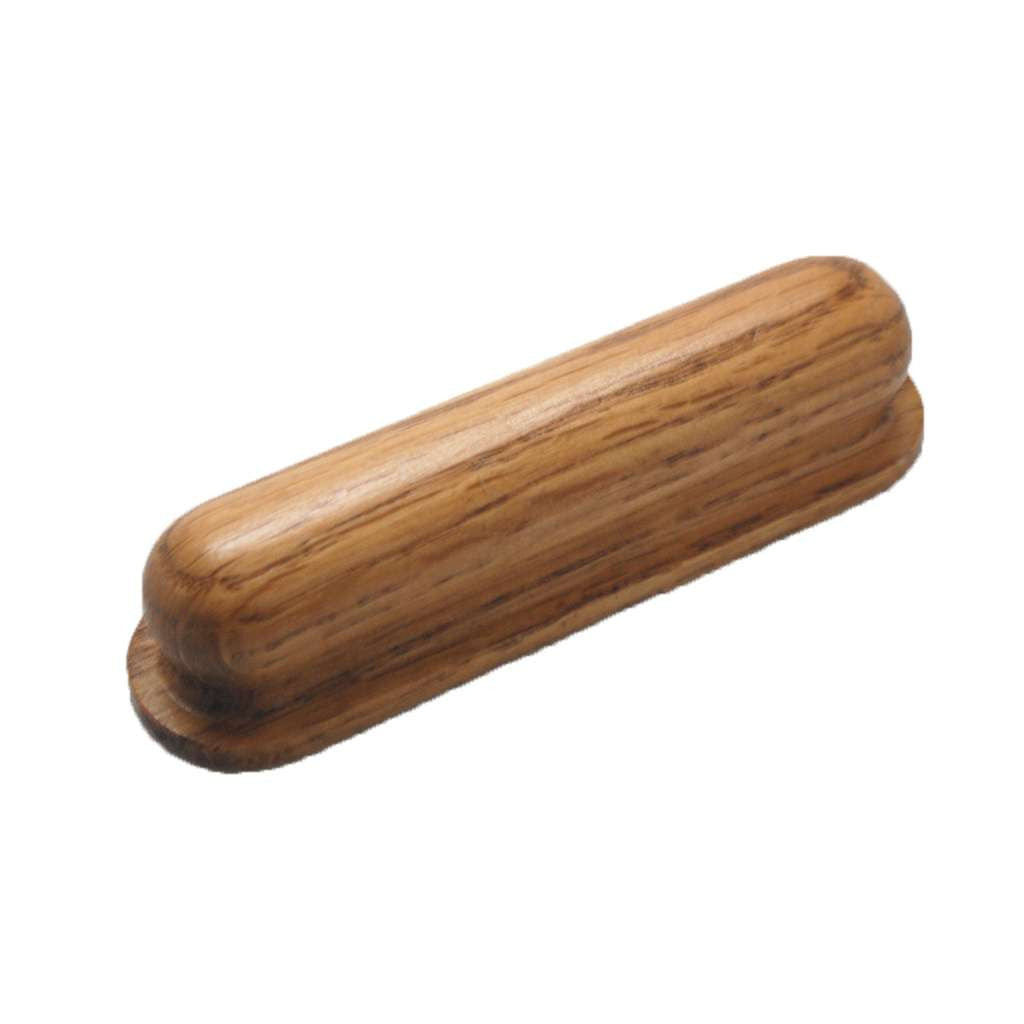 3" Centers Wood Handle Cabinet Pull in Oak