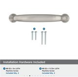 AMEROCK Kane Handle Pulls in Satin Nickel (+8 Sizes)