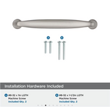 AMEROCK Kane Handle Pulls in Satin Nickel (+8 Sizes)