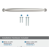 AMEROCK Kane Handle Pulls in Satin Nickel (+8 Sizes)