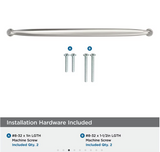 AMEROCK Kane Handle Pulls in Satin Nickel (+8 Sizes)