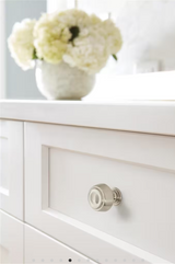 AMEROCK Kane Round Cabinet Knob in Satin Nickel (+2 Sizes)