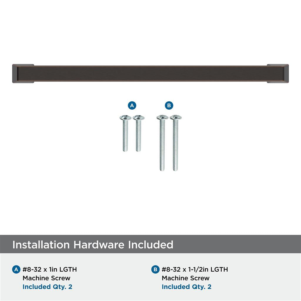 AMEROCK Blackrock Handle Cabinet Pull in Oil Rubbed Bronze (+7 Sizes)