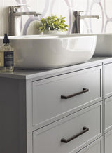 AMEROCK Blackrock Handle Cabinet Pull in Oil Rubbed Bronze (+7 Sizes)