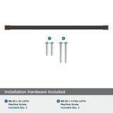 AMEROCK Blackrock Handle Cabinet Pull in Oil Rubbed Bronze (+7 Sizes)