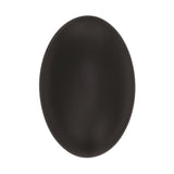 Black 1-3/8" Oval Cabinet Knob by Amerock's Vaile Collection Part Number BP53014-FB topview
