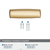 AMEROCK Kane 3-3/4" Centers Cup Pull in Champagne Bronze