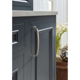 323-E AMEROCK Revitalize 8" Center to Center Handle Cabinet Pull - Satin Nickel  BP55351G10 on Cabinet