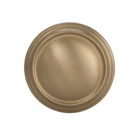 AMEROCK Revitalize 1-1/4" Diameter Cabinet Knob in Golden Champagne BP55342BBZ Topview
