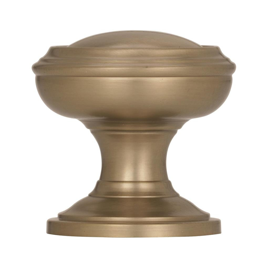 AMEROCK Revitalize 1-1/4" Diameter Cabinet Knob in Golden Champagne BP55342BBZ Sideview