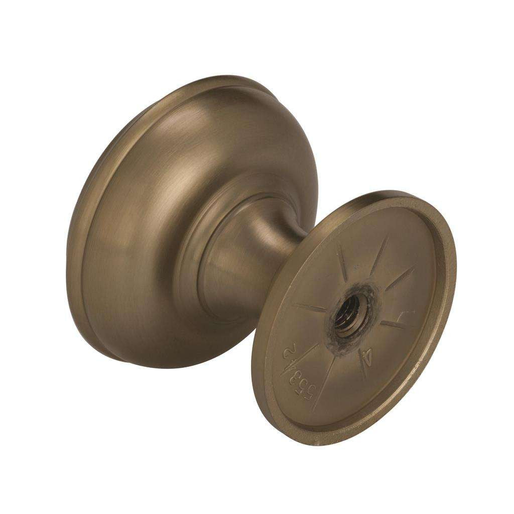 AMEROCK Revitalize 1-1/4" Diameter Cabinet Knob in Golden Champagne BP55342BBZ Backside
