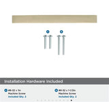 AMEROCK Monument Square Handle Pulls in Golden Champagne (+8 Sizes)