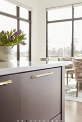 AMEROCK Monument Square Handle Pulls in Golden Champagne (+8 Sizes)