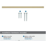 AMEROCK Monument Square Handle Pulls in Golden Champagne (+8 Sizes)