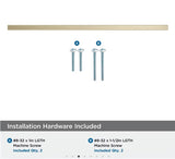 AMEROCK Monument Square Handle Pulls in Golden Champagne (+8 Sizes)